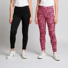 ELEVEN - Pack 2 Calzas Algodón Niña