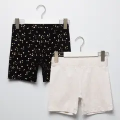 ELEVEN - Pack 2 Calzas Cortas Algodón Niña