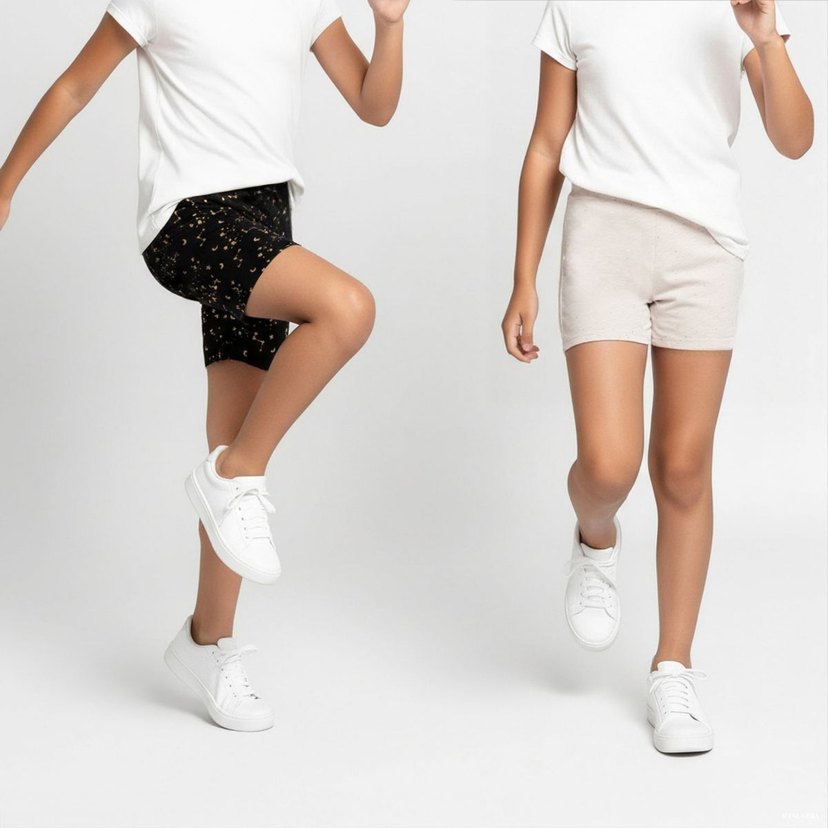 ELEVEN - Pack 2 Calzas Cortas Algodón Niña Eleven