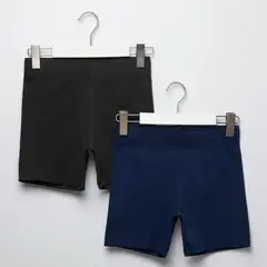 ELEVEN - Pack 2 Calzas Cortas Algodón Niña