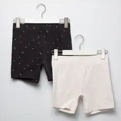 ELEVEN - Pack 2 Calzas Cortas Algodón Niña