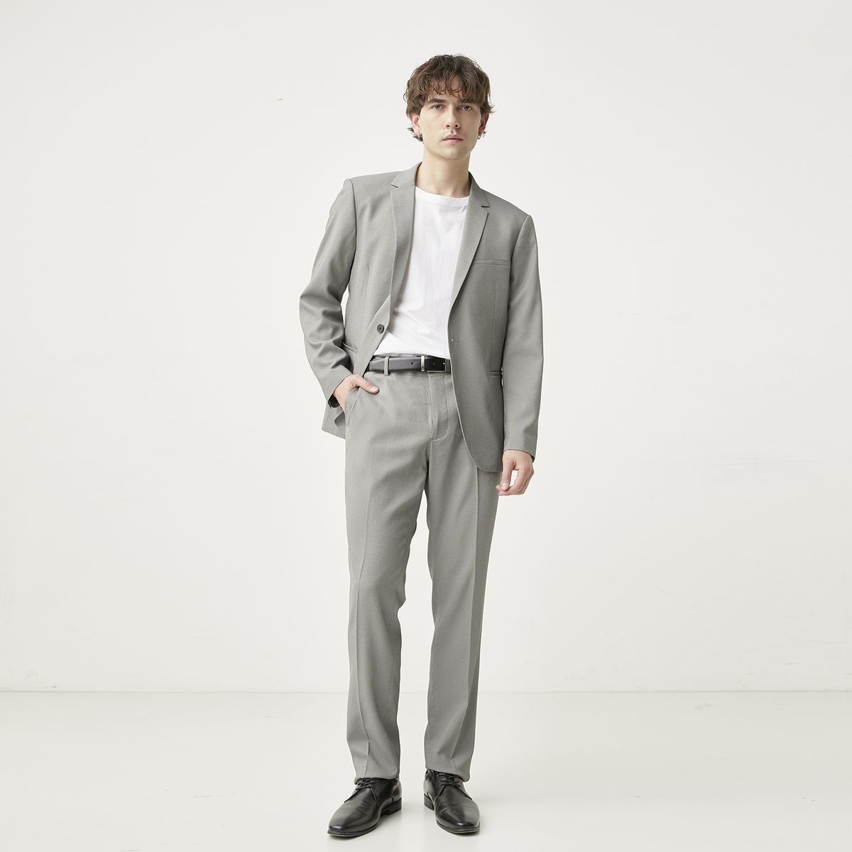 BASEMENT - Traje Completo Suit Text Hombre Basement