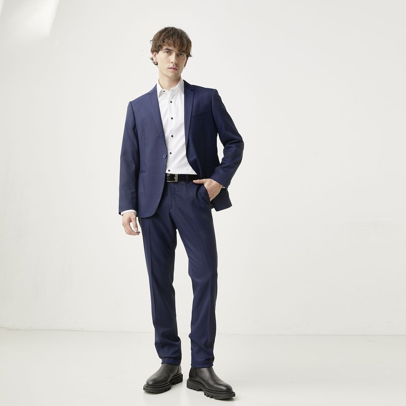 BASEMENT - Traje Completo Suit Text Hombre Basement