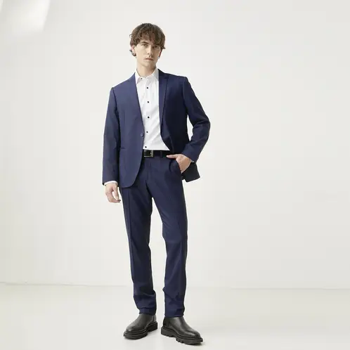 BASEMENT - Traje Completo Suit Text Hombre