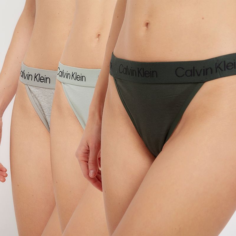 CALVIN KLEIN - Pack de 3 Calzones Mujer Calvin Klein