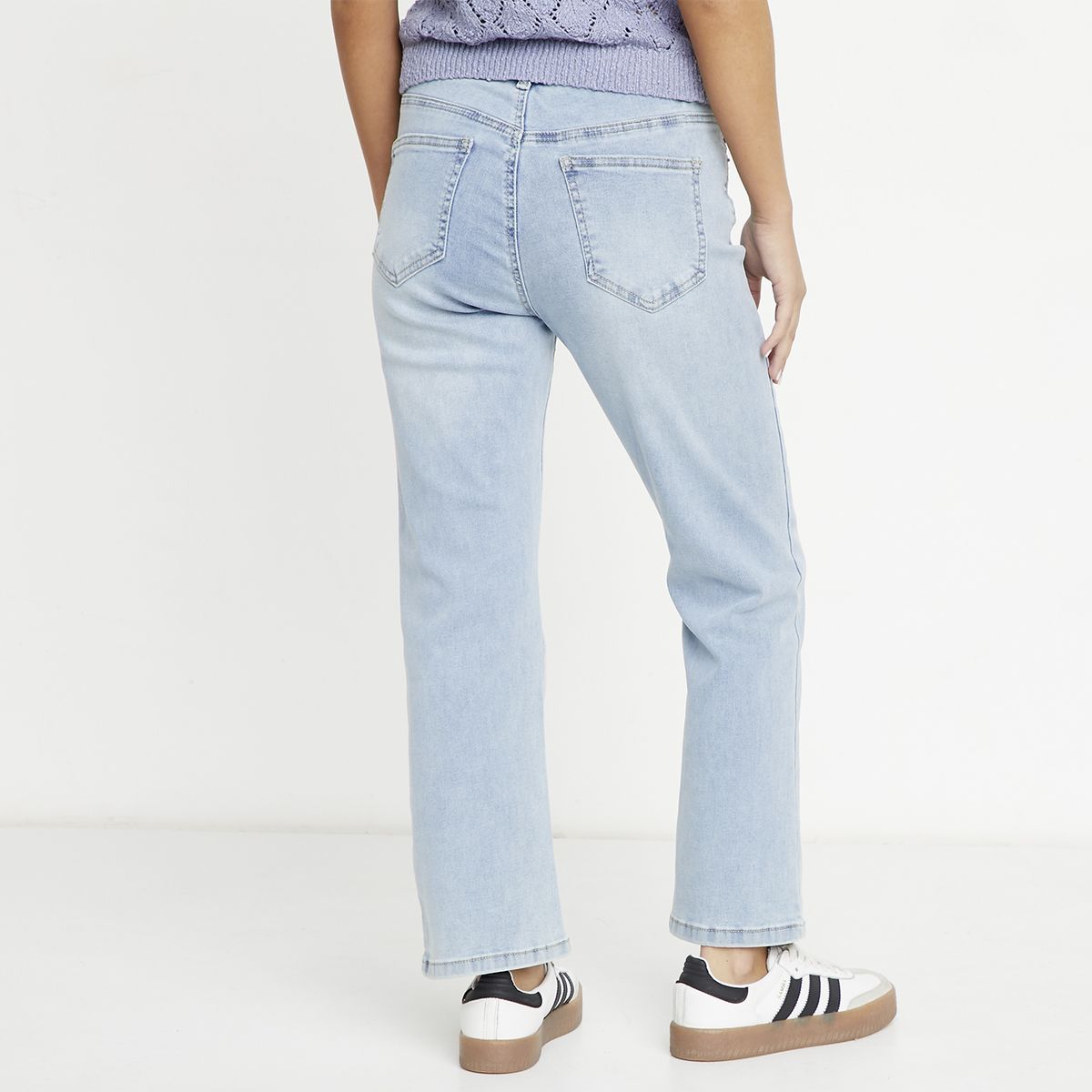 SYBILLA - Jeans Cropped Flare Mujer Sybilla