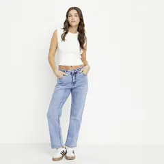SYBILLA - Jeans Cropped Flare Mujer