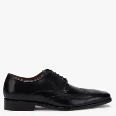 LA MARTINA - Zapato Formal Cuero Hombre Negro