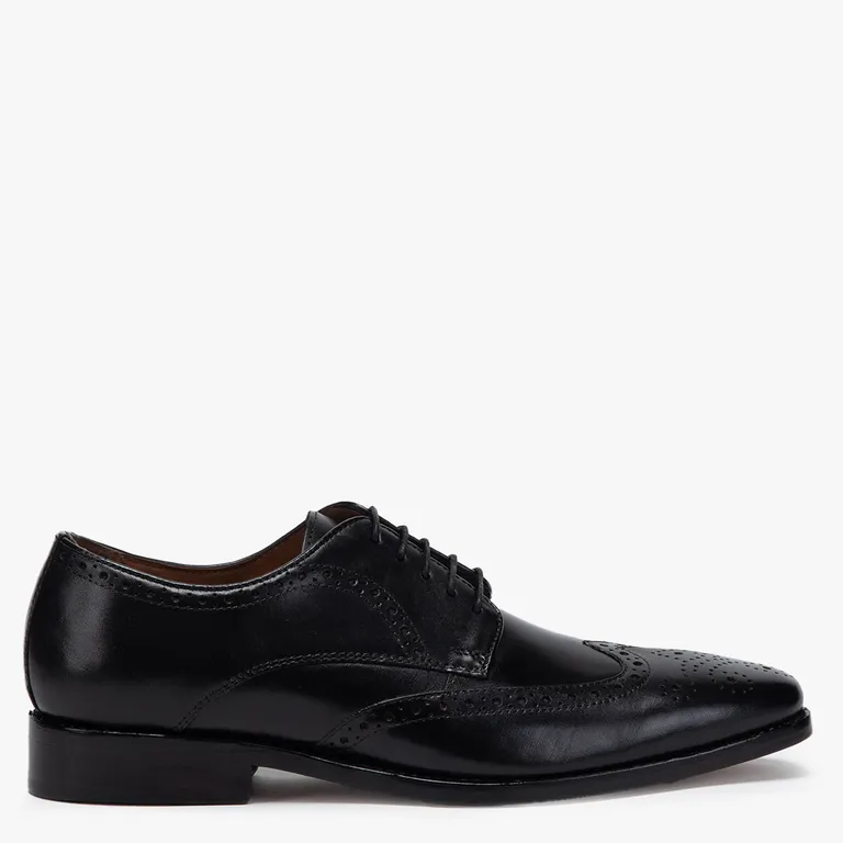 LA MARTINA Zapato Formal Cuero Hombre Negro