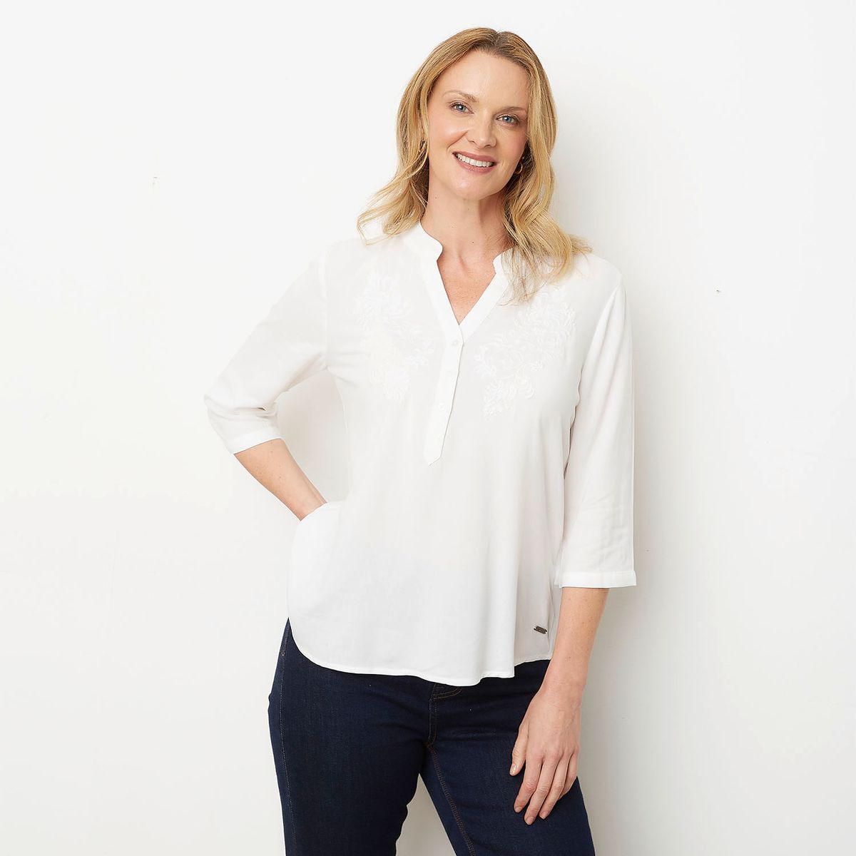 NEWPORT - Blusa Manga Larga Mujer Newport