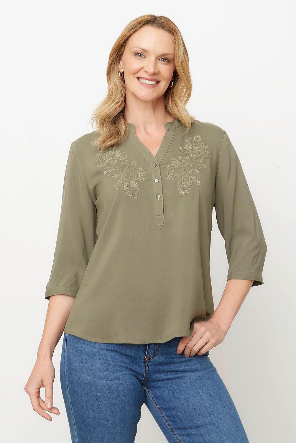 NEWPORT - Blusa Manga Larga Mujer Newport