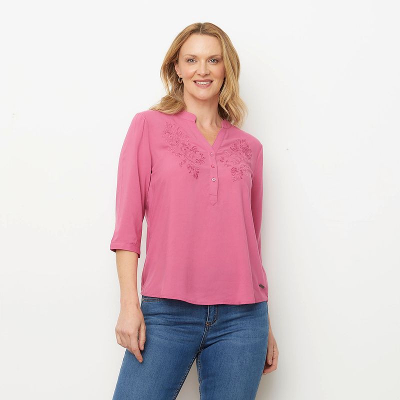 NEWPORT - Blusa Manga Larga Mujer Newport
