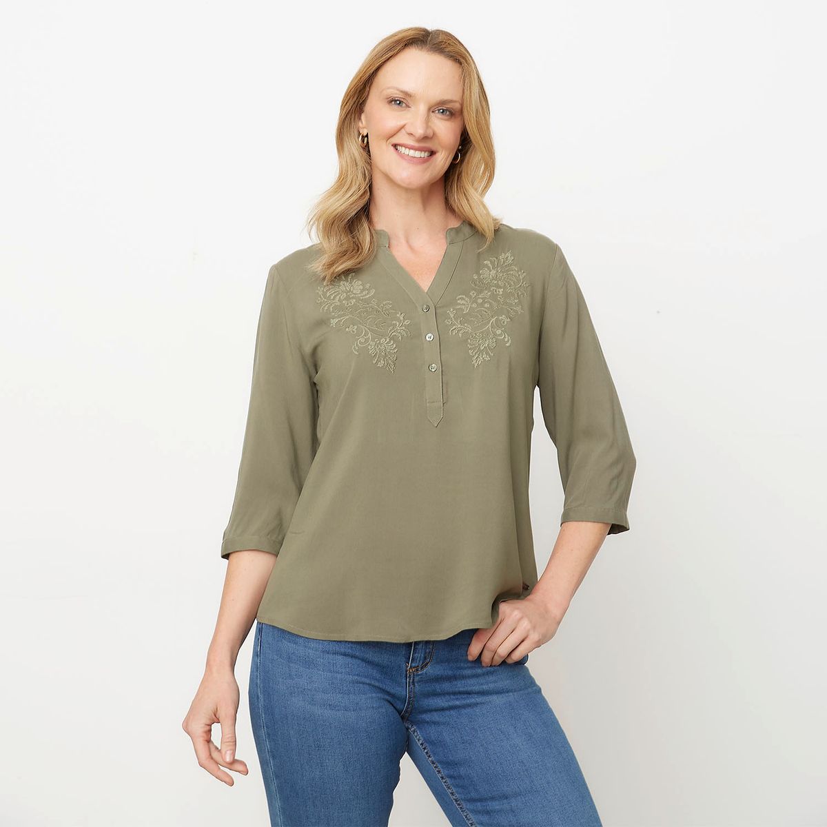 NEWPORT - Blusa Manga Larga Mujer Newport