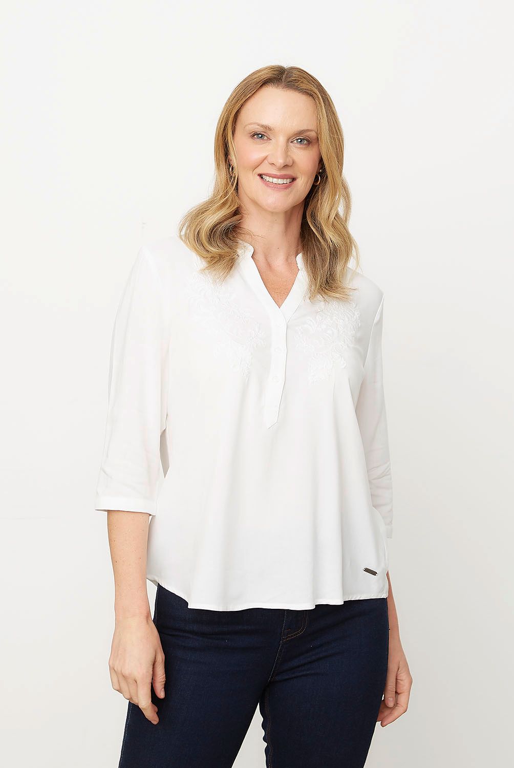NEWPORT - Blusa Manga Larga Mujer Newport