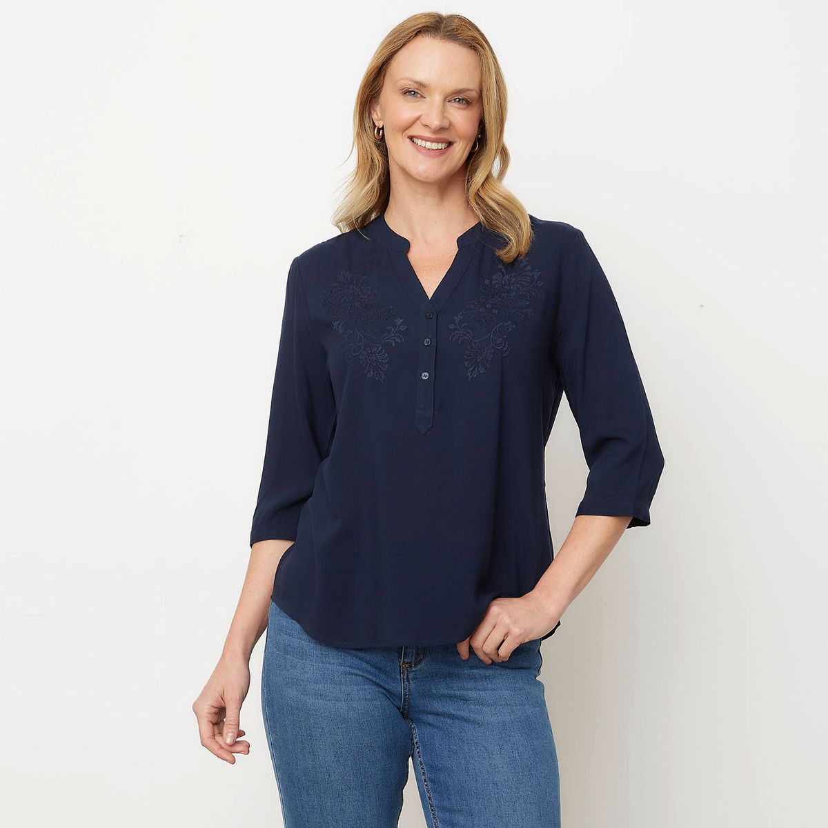 NEWPORT - Blusa Manga Larga Mujer Newport