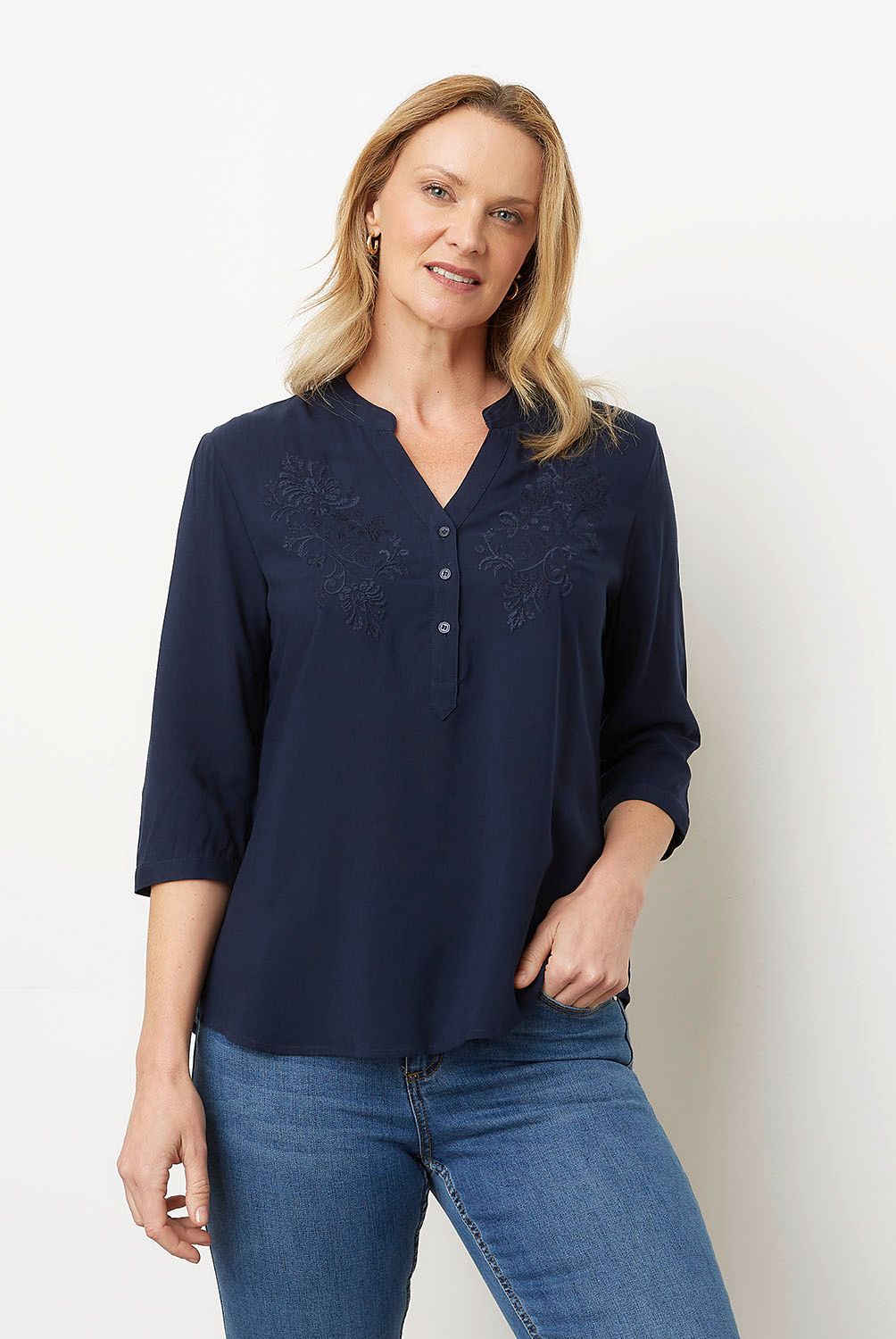 NEWPORT - Blusa Manga Larga Mujer Newport