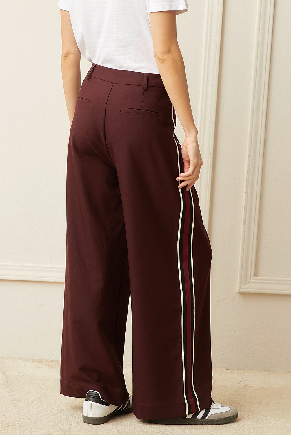 BASEMENT - Pantalón Recto Tiro Medio Mujer Basement