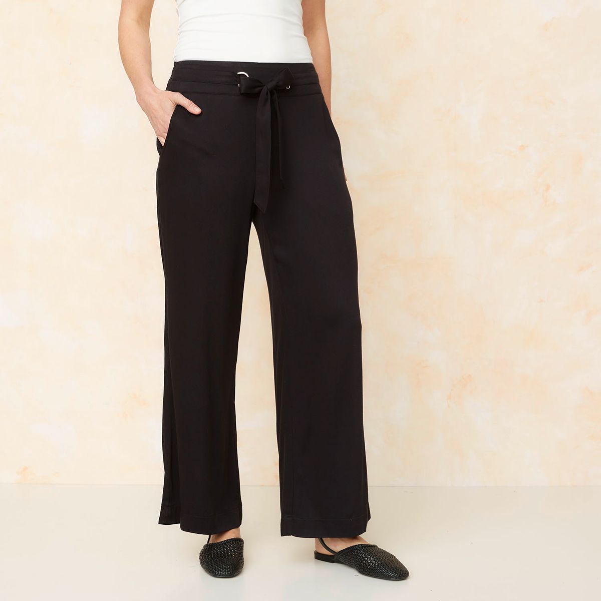 S COCCI - Pantalón Básico Tiro Alto Mujer S.Cocci