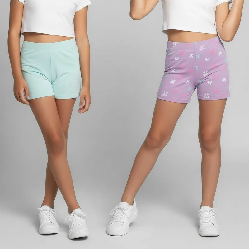 YAMP - Pack de 2 Calzas Niña Algodón Yamp