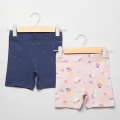 YAMP - Pack de 2 Calzas Niña Algodón