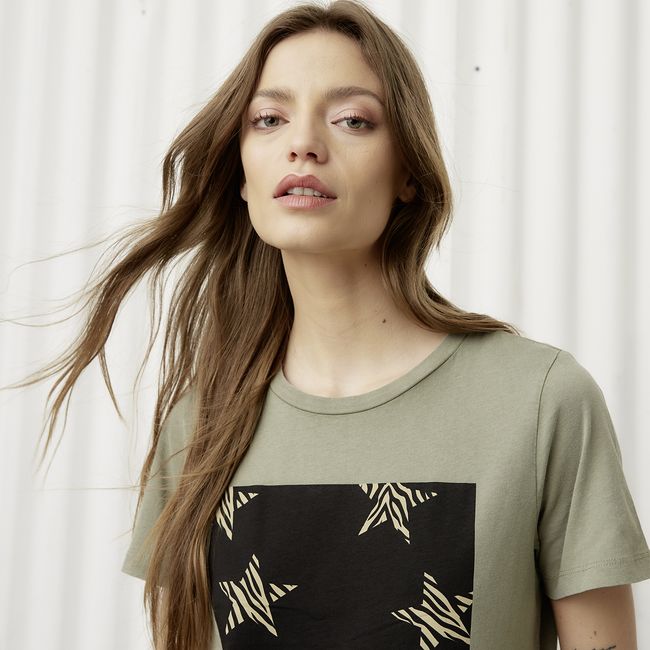 AMERICANINO - Polera Manga Corta Mujer Americanino