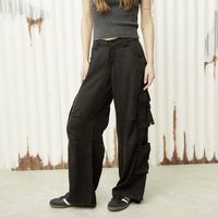 Jeans Baggy Tiro Medio Mujer