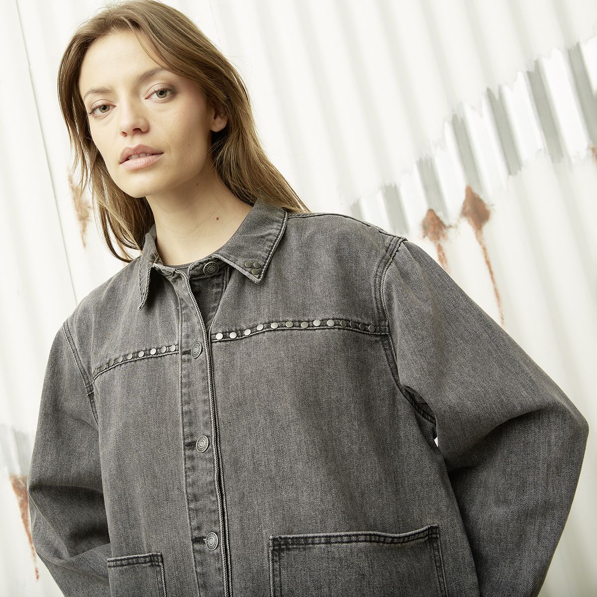 AMERICANINO - Chaqueta Jeans Mujer Americanino