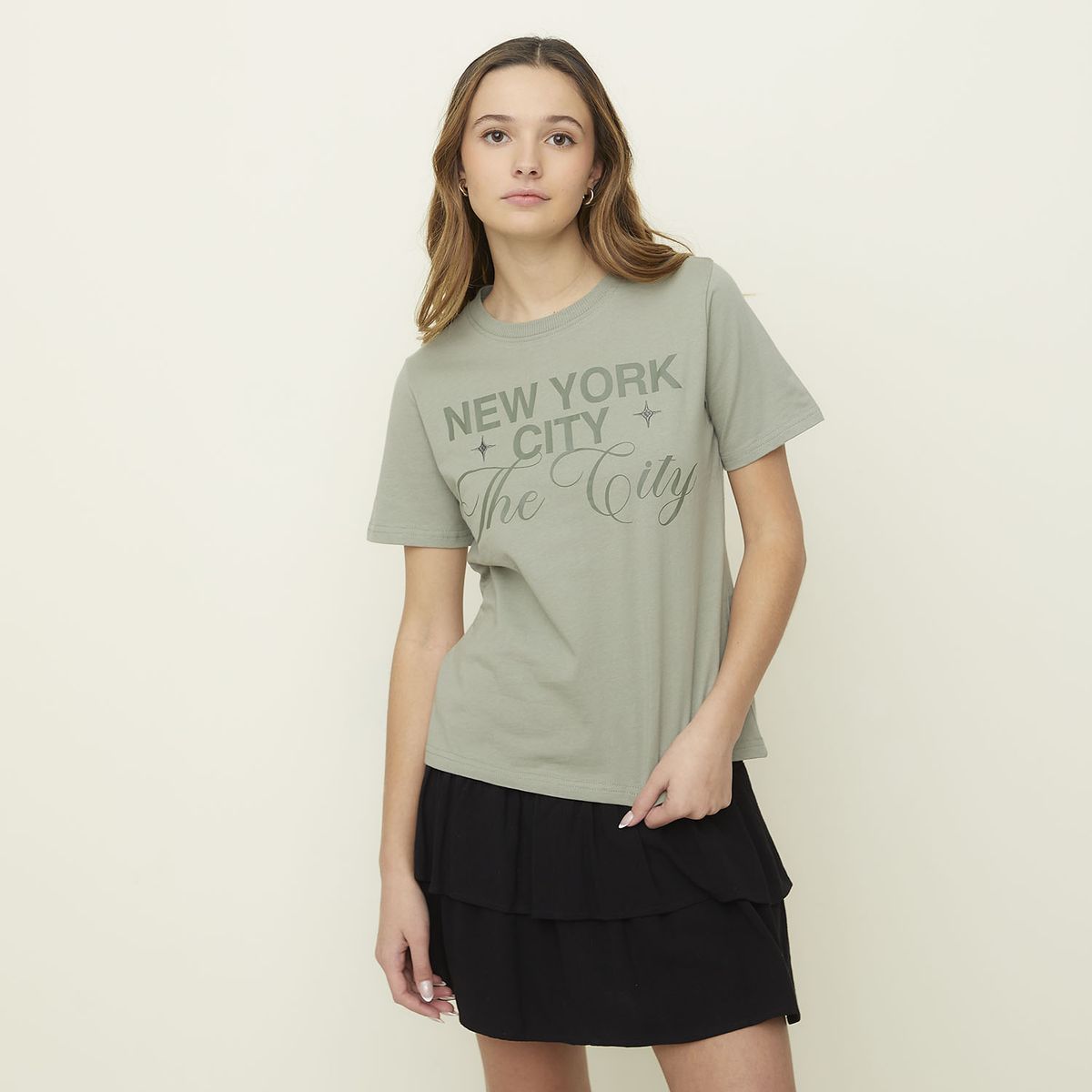 SYBILLA - Polera Algodón Mujer Sybilla