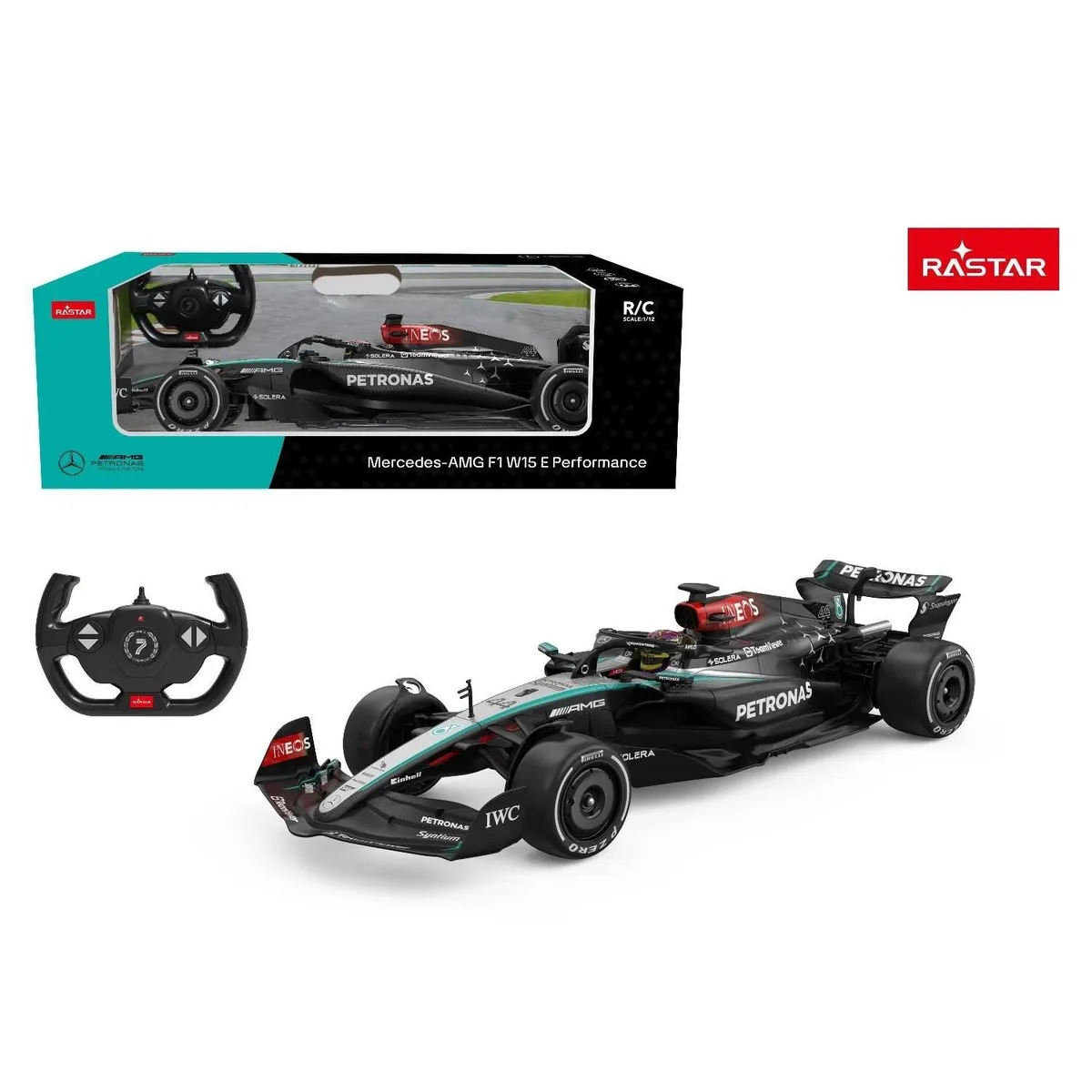 RASTAR - Auto Control Remoto F1 1:12 Mercedes Amg W15 E Performance 46.8 cm