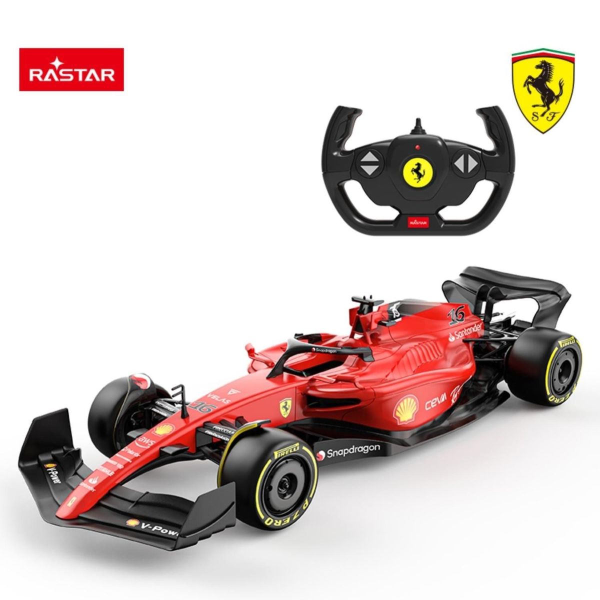 RASTAR - Auto Control Remoto F1 1:12 Ferrari 75 47cm
