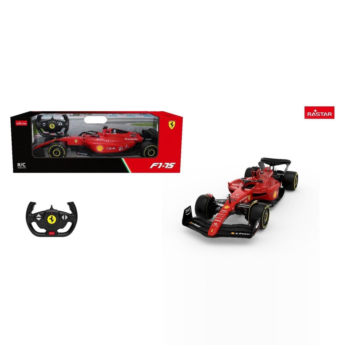 RASTAR - Auto Control Remoto F1 1:12 Ferrari 75 47cm