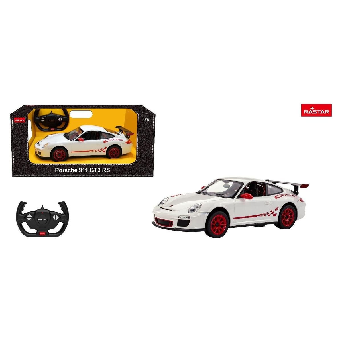 RASTAR - Auto Control Remoto 1:14 Porsche GT3 31.9 cm