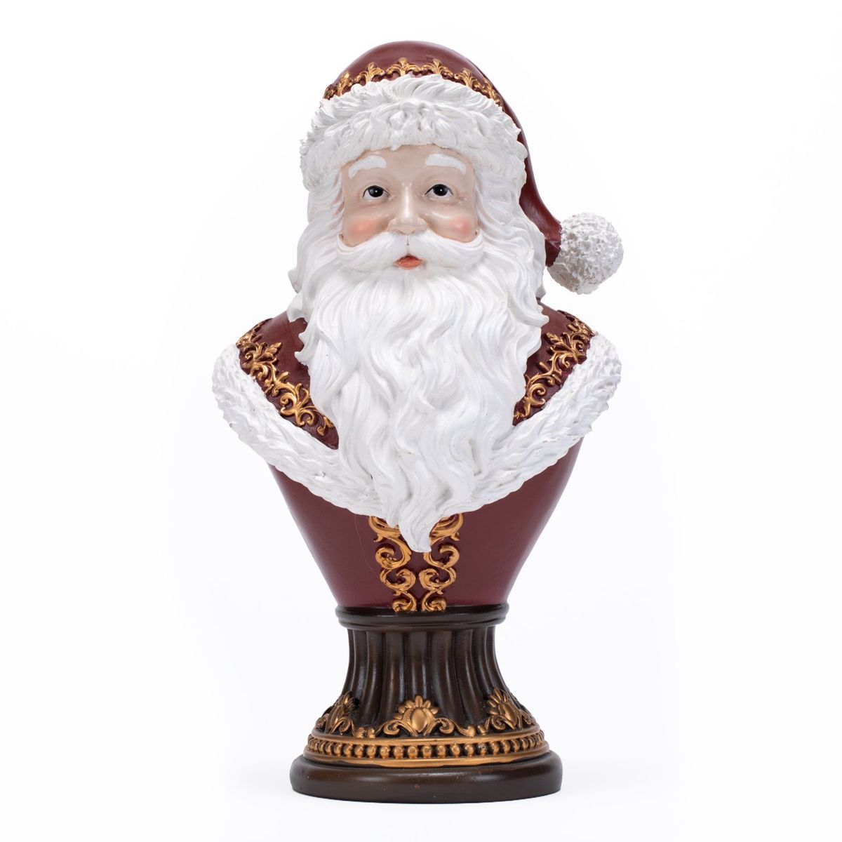 MICA - Adorno Viejo Pascuero Santa Busto Navidad 30X18X12 Cm Mica