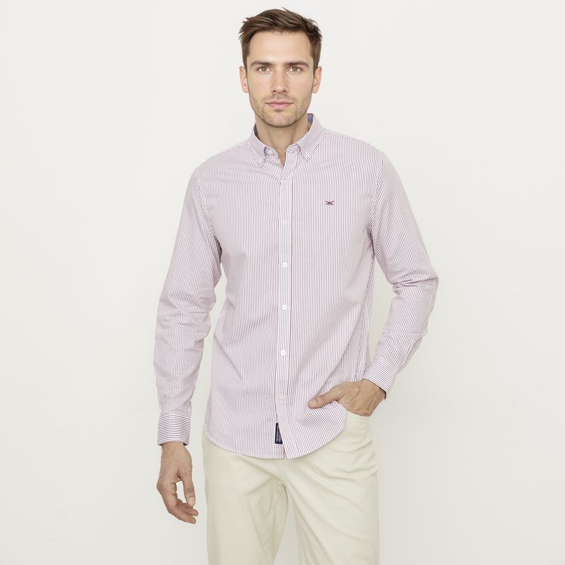 UNIVERSITY CLUB - Camisa Manga Larga Algodón Hombre University Club