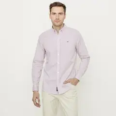 UNIVERSITY CLUB - Camisa Manga Larga Algodón Hombre