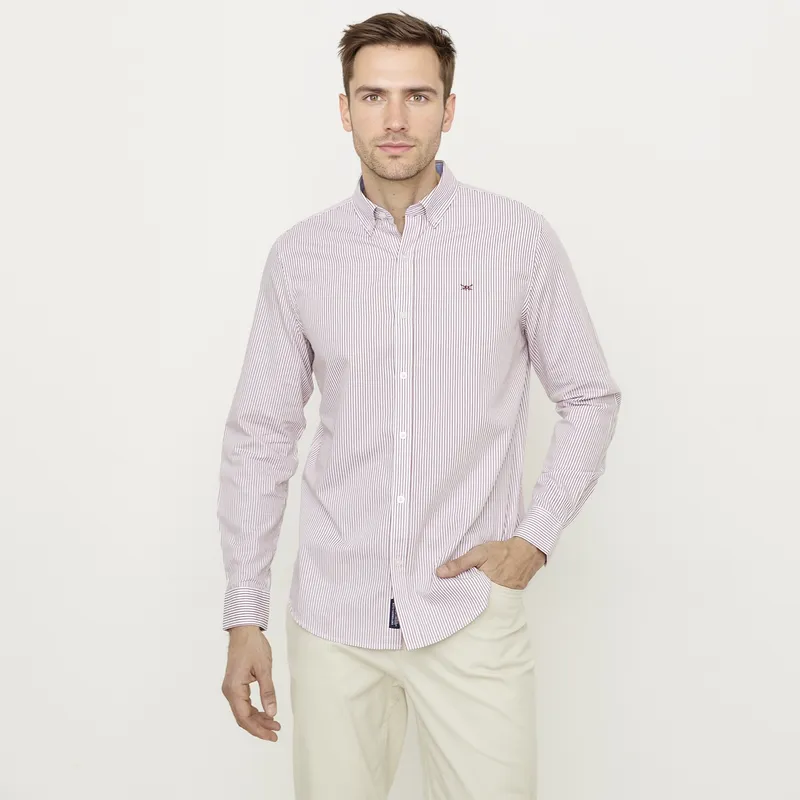 UNIVERSITY CLUB - Camisa Manga Larga Algodón Hombre University Club