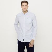 Camisa Casual Manga Larga Algodón Hombre