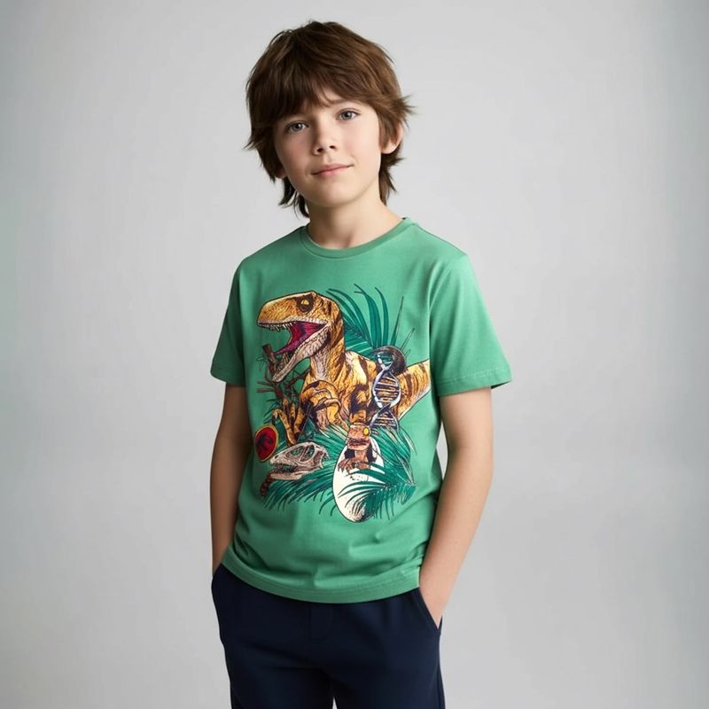 JURASSIC WORLD - Polera Algodón Niño Jurassic World