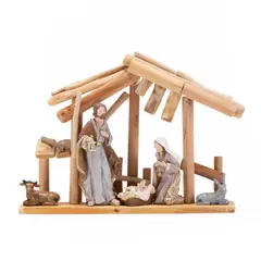 MICA - Pesebre Establo 38X10X28.5Cm