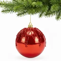 MICA - Esfera Decorativa Red Glam 10Cm