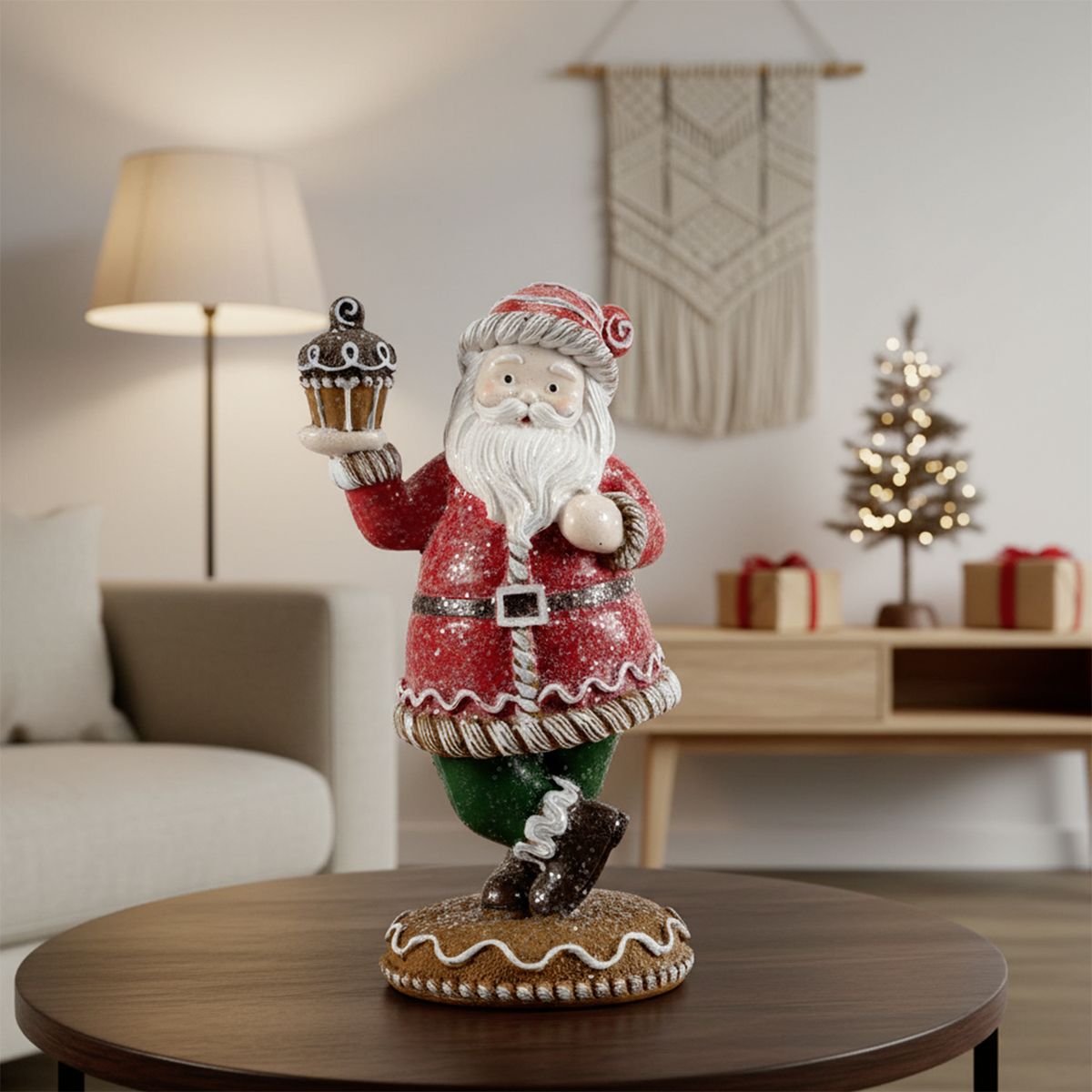 MICA - Adorno Santa Viejo Pascuero 12X6 Cm Mica