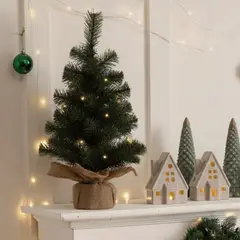 MICA - Árbol Navidad Pino Mini 60 Cm 152 Ramas