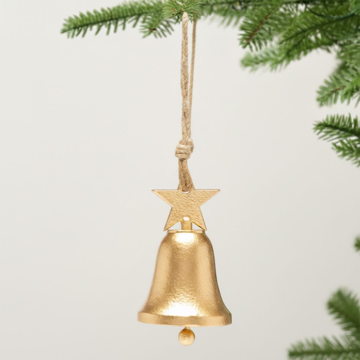 MICA - Adorno Colgante Campana Gold 14 Cm Navidad Mica