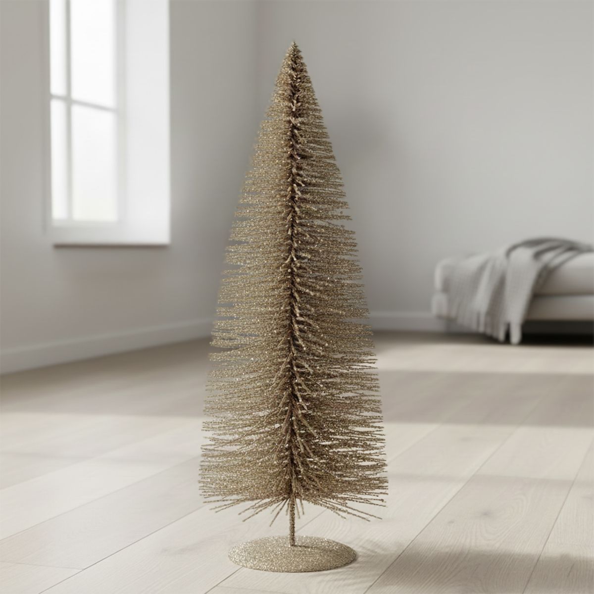 MICA - Adorno Árbol Navidad Pino Dorado 40 Cm Gold Pop Mica