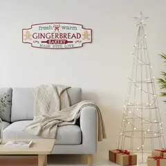 MICA - Adorno Letrero Cartel Galleta Jengibre 80X30 Cm