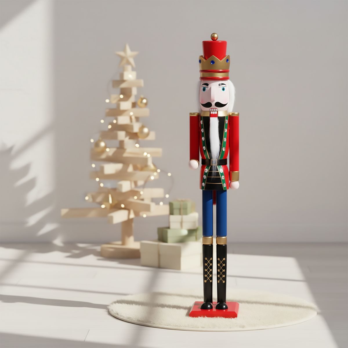 MICA - Cascanuez 90 Cm Adorno Navidad Mica