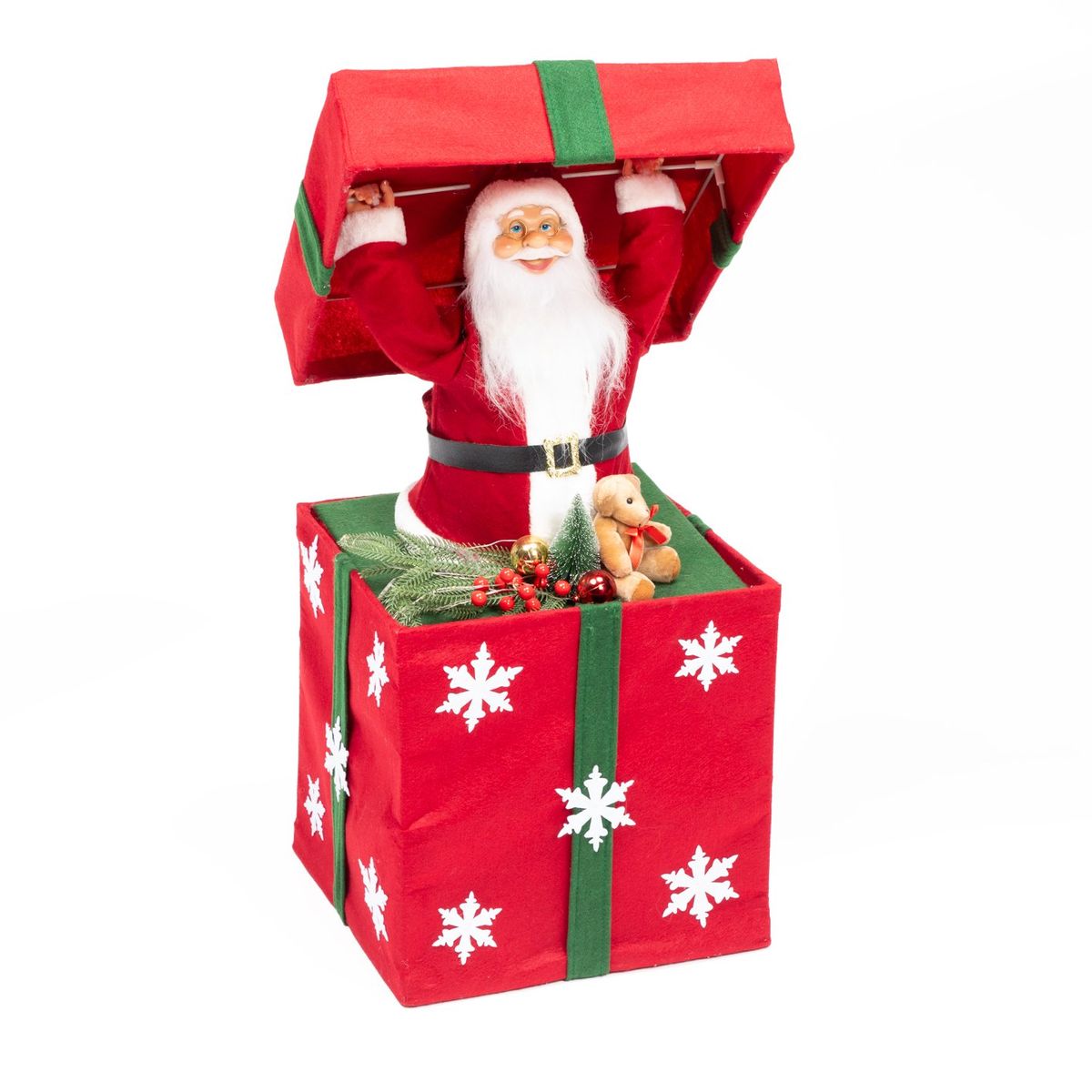 MICA - Adorno Viejo Pascuero Santa Regalo 90X40X40 Cm Navidad Mica