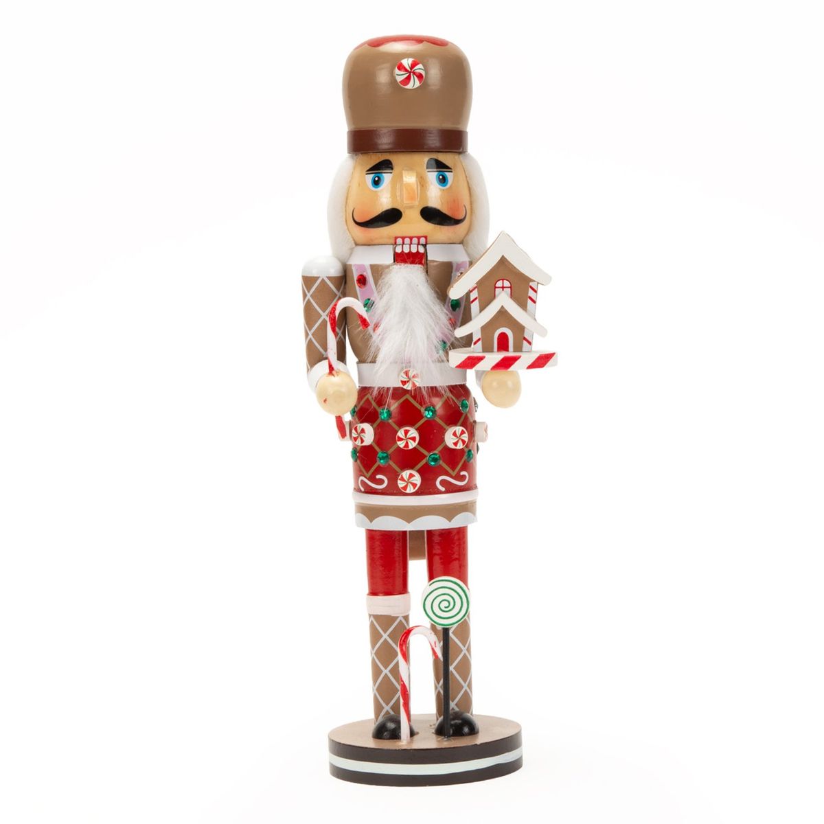 MICA - Cascanuez Adorno Navidad Candy 30 Cm Mica