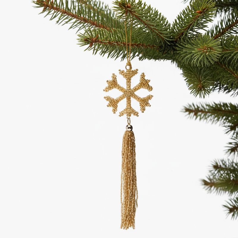 MICA - Colgante Copo Gold 20X7Cm Mica