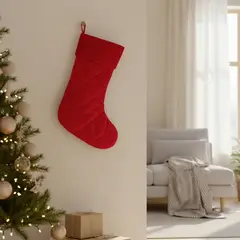 MICA - Bota De Navidad Roja 54X27 Cm